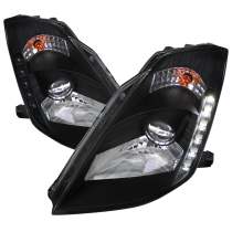 2003-2005 Nissan 350Z Projector Headlights Matte Black Housing/Clear Lens