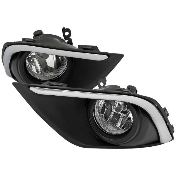 2016-2020 Mitsubishi Outlander H16 Fog Lights Kit Chrome Housing/Clear Lens