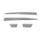2016-2021 Honda Civic Side Mirror Cover Caps Silver 2Pcs Stainless Steel