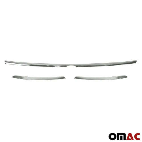 2018-2024 VW Tiguan Fog Light Headlight Lamp Surround Trim Silver 3 Pcs