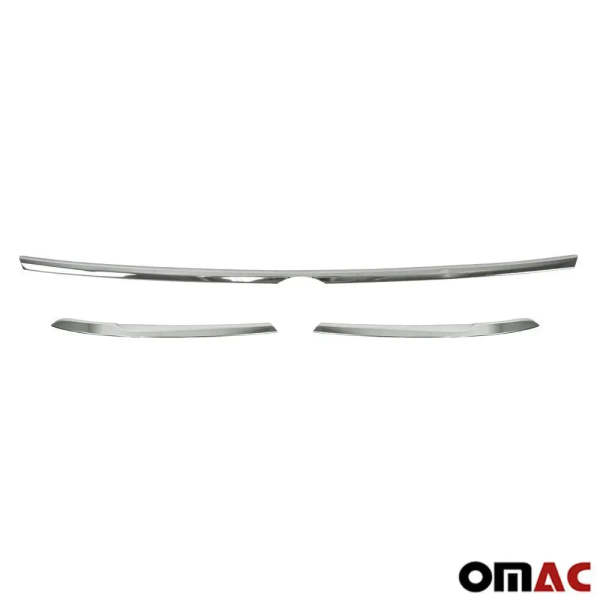 2018-2024 VW Tiguan Fog Light Headlight Lamp Surround Trim Silver 3 Pcs