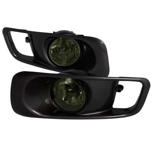 1999-2000 Honda Civic H3 Fog Lights Kit Chrome Housing/Smoke Lens