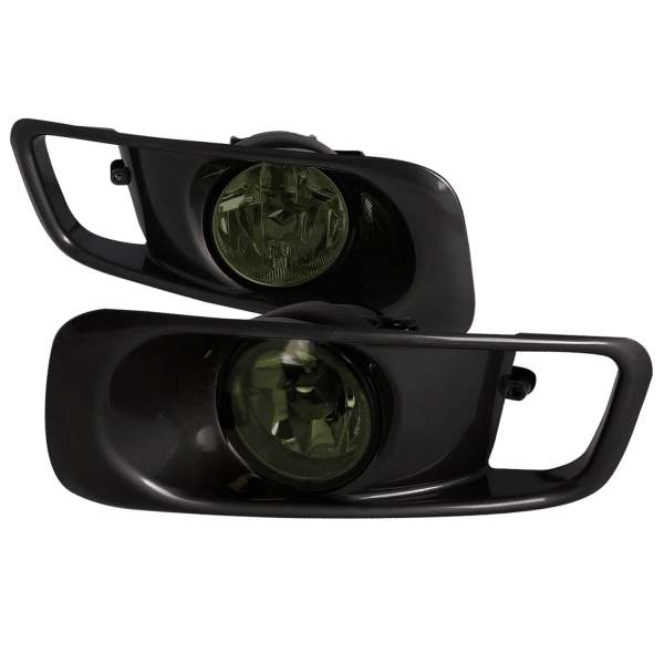 1999-2000 Honda Civic H3 Fog Lights Kit Chrome Housing/Smoke Lens