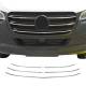 2019-2025 Mercedes Sprinter W907 910 Front Bumper Grill Trim Brushed Stainless Steel