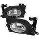 2006-2008 Honda Civic Sedan H11 Fog Lights Chrome Housing/Clear Lens