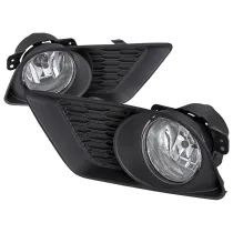 2011-2014 Dodge Charger 12V/35W Fog Lights Kit Chrome Housing/Clear Lens