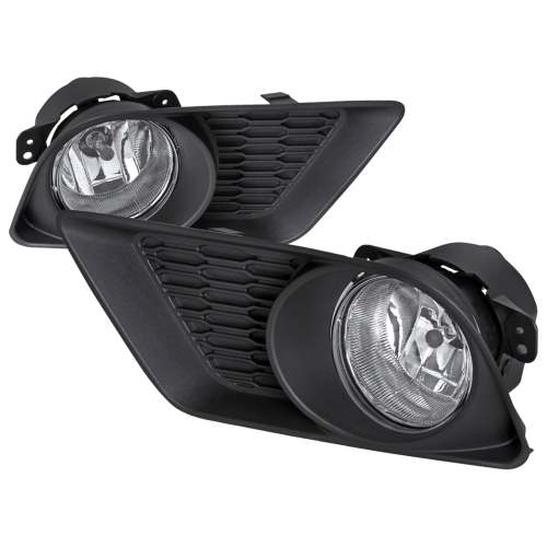 2011-2014 Dodge Charger 12V/35W Fog Lights Kit Chrome Housing/Clear Lens