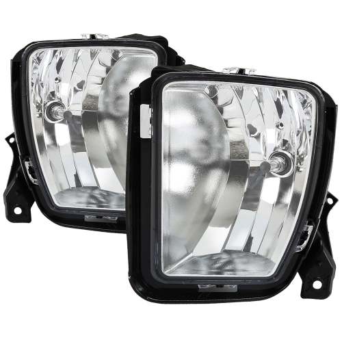 2013-2018 Dodge RAM 1500 9006 Fog Lights Kit Chrome Housing/Clear Lens