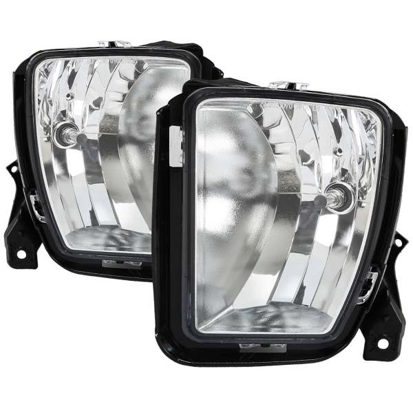 2013-2018 Dodge RAM 1500 9006 Fog Lights Kit Chrome Housing/Clear Lens