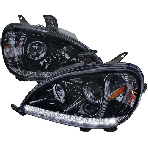 2002-2005 Mercedes Benz W163 ML Class Projector Headlights SMD LED Light Smoke