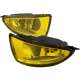 2004-2005 Honda Civic Coupe/Sedan H8 Fog Lights Kit Chrome/Yellow Lens
