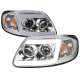 1997-2004 Ford F-20150 / 97-2002 Expedition LED C-Bar Projector Headlights Chrome