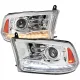 2009-2018 Dodge RAM 1500 / RAM 2500 3500 LED Bar Headlights Chrome