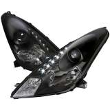 2000-2005 Toyota Celica Projector Headlights SMD LED Light Strip Matt Black