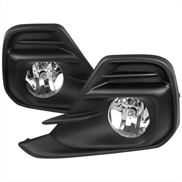 2016-2018 Chevrolet Spark PS24W Fog Lights Chrome Housing/Clear Lens