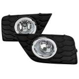 2016-2018 Nissan Sentra H11 Fog Lights Kit Chrome Housing/Clear Lens