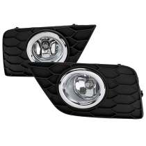 2016-2018 Nissan Sentra H11 Fog Lights Kit Chrome Housing/Clear Lens