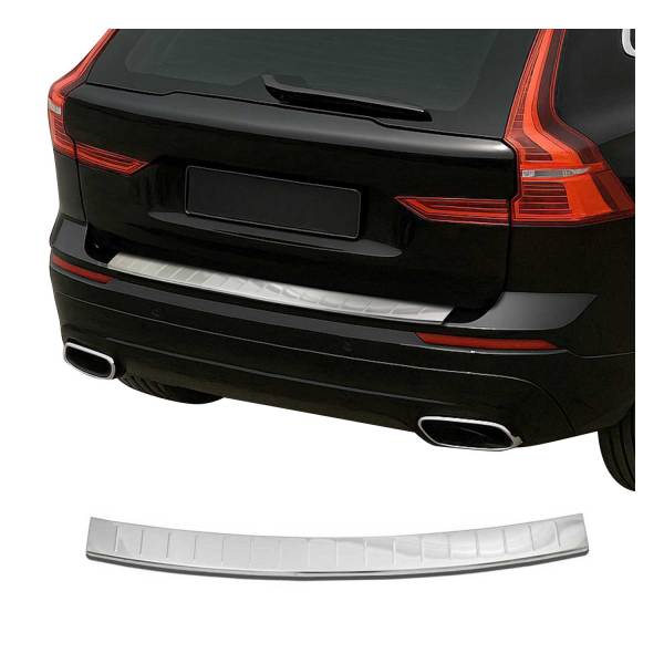 2018-2025 Volvo XC60 Rear Bumper Sill Cover Protector Guard Stainless Steel