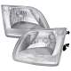 1997-2004 Ford F-20150/Expedition Factory Style Crystal Headlights Chrome/Clear