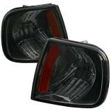 1997-2004 Ford F-20150/Expedition Corner Lights Glossy Black/Smoke Lens