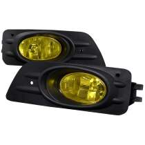 2006-2007 Honda Accord Sedan H11 Fog Lights Kit Chrome Housing/Yellow Lens