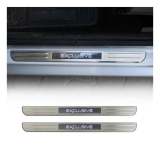 Mitsubishi Mirage Door Sill Scuff Plate Illuminated Exclusive Brushed Stainless Steel 2Pcs