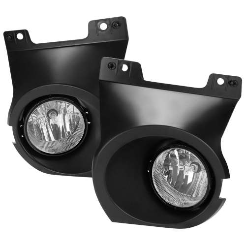 2011-2014 Ford F-20150 Fog Light Bezels Chrome Housing/Clear Lens