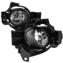 2010-2012 Nissan Altima Sedan H11 Fog Lights Kit Chrome Housing/Clear Lens