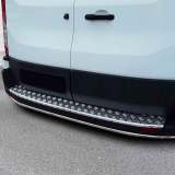 2015-2025 Ford Transit Rear Bumper Sill Cover Protector Guard Aluminium