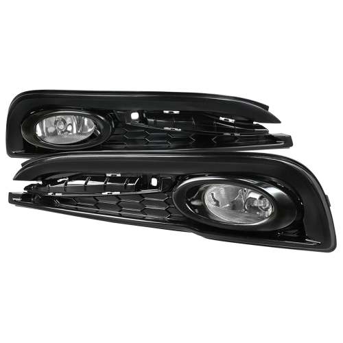 2013-2015 Honda Civic Sedan H11 Fog Lights Chrome Housing/Clear Lens