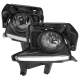 2014-2016 Toyota Highlander H16 Fog Lights Kit w/ LED Light Strip Chrome/Clear