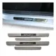BMW 3 Series 4 Series 5 Series Door Sill Scuff Plate Illuminated Sport Steel Silver 4 Pcs