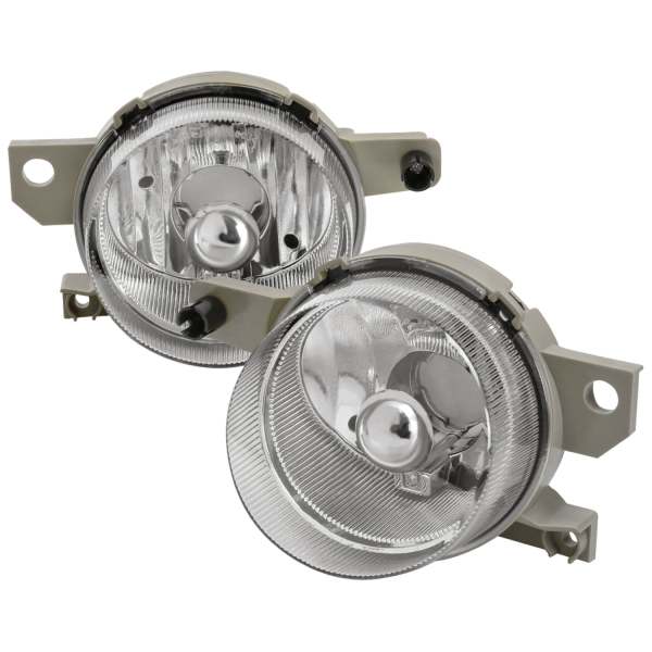 1993-1997 Honda Civic Del Sol Fog Lights Chrome Housing/Clear Lens