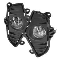 2016-2020 Toyota RAV4 H16 Fog Lights Kit Chrome Housing/Clear Lens