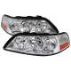 2005-2011 Lincoln Town Car Factory Style Headlights Chrome/Clear Lens