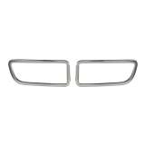 2014-2018 Mercedes Sprinter W906 Rear Reflector Lamp Rim Frame Silver Stainless Steel