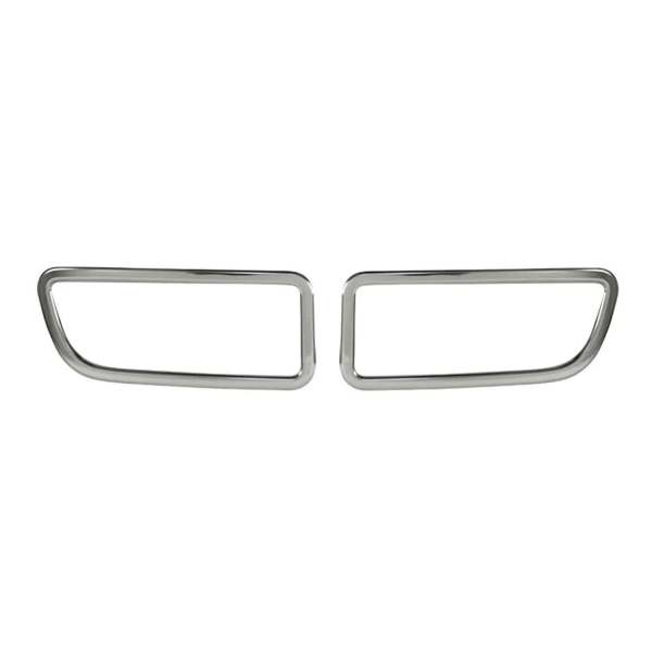 2014-2018 Mercedes Sprinter W906 Rear Reflector Lamp Rim Frame Silver Stainless Steel