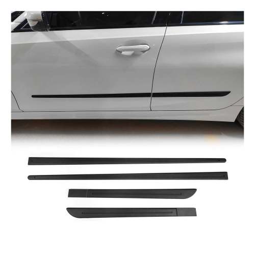 Toyota Side Door Molding Trim Skirt Garnish Black 4 Pcs