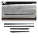 Toyota Side Door Molding Trim Skirt Garnish Black 4 Pcs