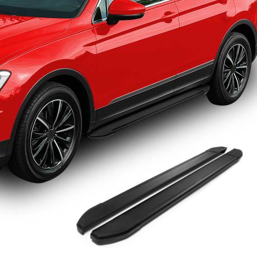2014-2019 Ford Transit Connect Short Running Boards Side Steps Black