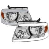 2004-2008 Ford F-20150/ 2006-2008 Lincoln Mark LT LED Factory Headlights Chrome