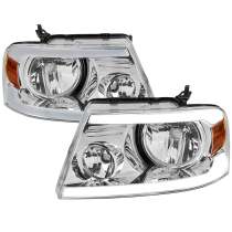 2004-2008 Ford F-20150/ 2006-2008 Lincoln Mark LT LED Factory Headlights Chrome