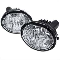 2003-2008 Toyota Matrix Pontiac Vibe 12V/55W 9006 Fog Lights Chrome/Clear Lens