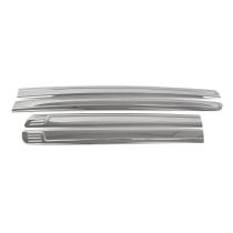 2005-2021 Nissan Frontier Side Door Molding Trim Stainless Steel Silver 4x