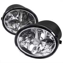2000-2007 Toyota Tundra/Sequoia 12V/51W 9006 Fog Lights Kit Chrome/Clear Lens