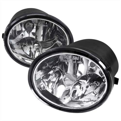 2000-2007 Toyota Tundra/Sequoia 12V/51W 9006 Fog Lights Kit Chrome/Clear Lens