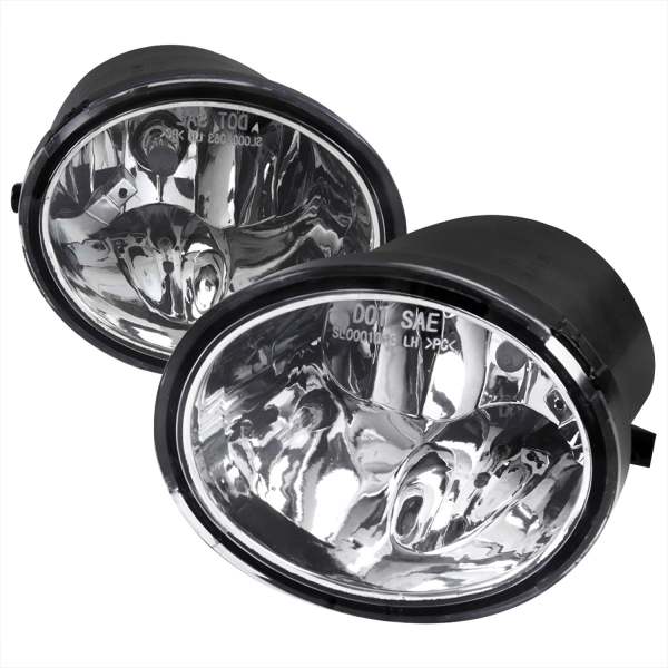 2000-2007 Toyota Tundra/Sequoia 12V/51W 9006 Fog Lights Kit Chrome/Clear Lens