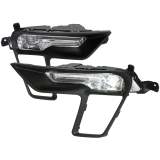 2018-2019 Ford Explorer LED Fog Lights Kit Chrome Housing/Clear Lens