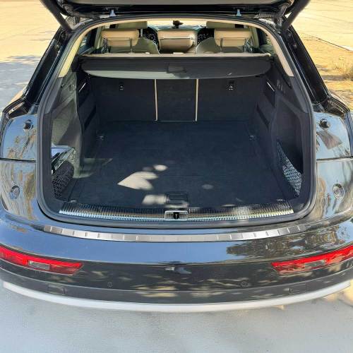 2018-2025 Audi Q5 Rear Bumper Sill Cover Protector Guard Brushed Stainless Steel