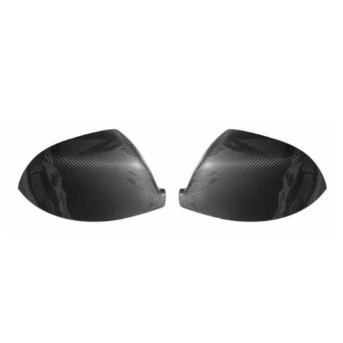 2010-2016 Volkswagen Amarok Side Mirror Cover Caps Carbon Fiber Black 2Pcs